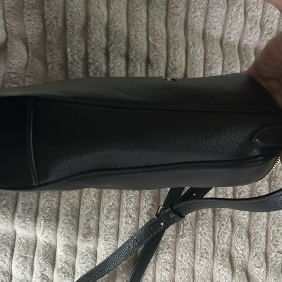 Coach Ellie File Bag in Black Pebbled Leather - Picture 9 of 13